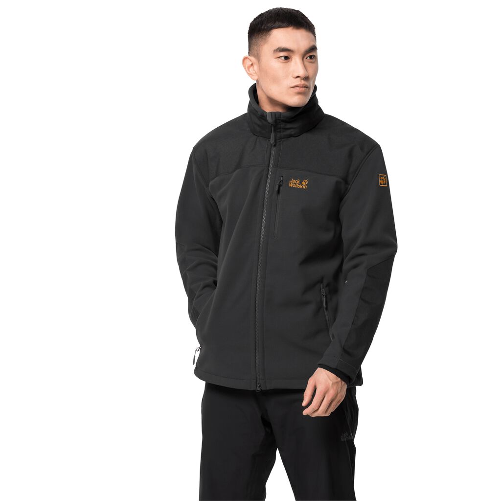 Jack Wolfskin BLIZZARD fleece ζακετεσ ανδρικα μαυρα | GR4633004